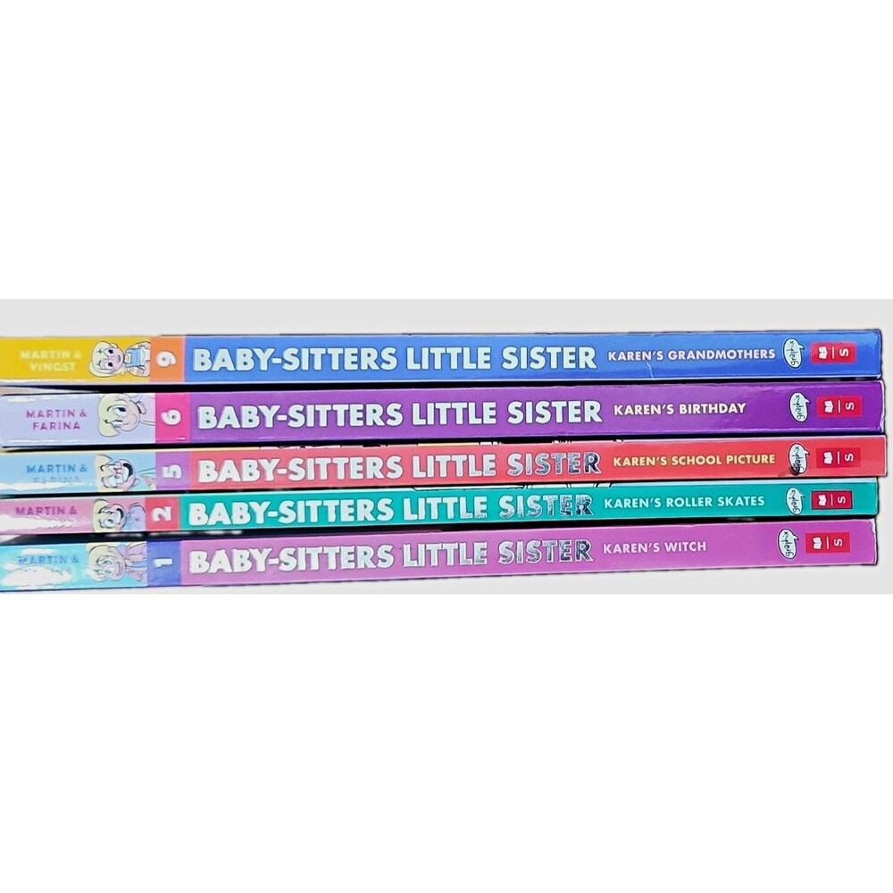Baby-Sitters Little Sister Graphic Novel Lot Vol 1,2,5,6,9 Scholastic TPB